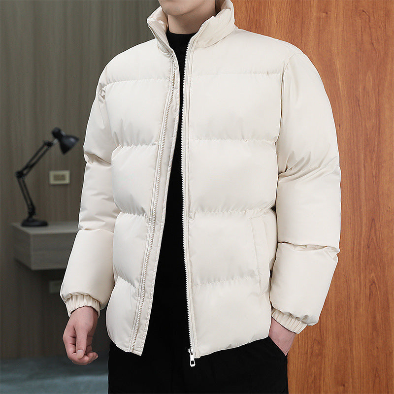 RP Men's Stand-Collar Winter Cotton Jacket