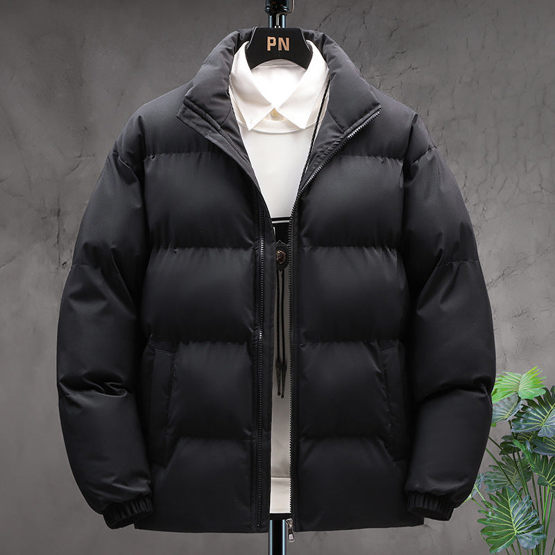 RP Men's Stand-Collar Winter Cotton Jacket