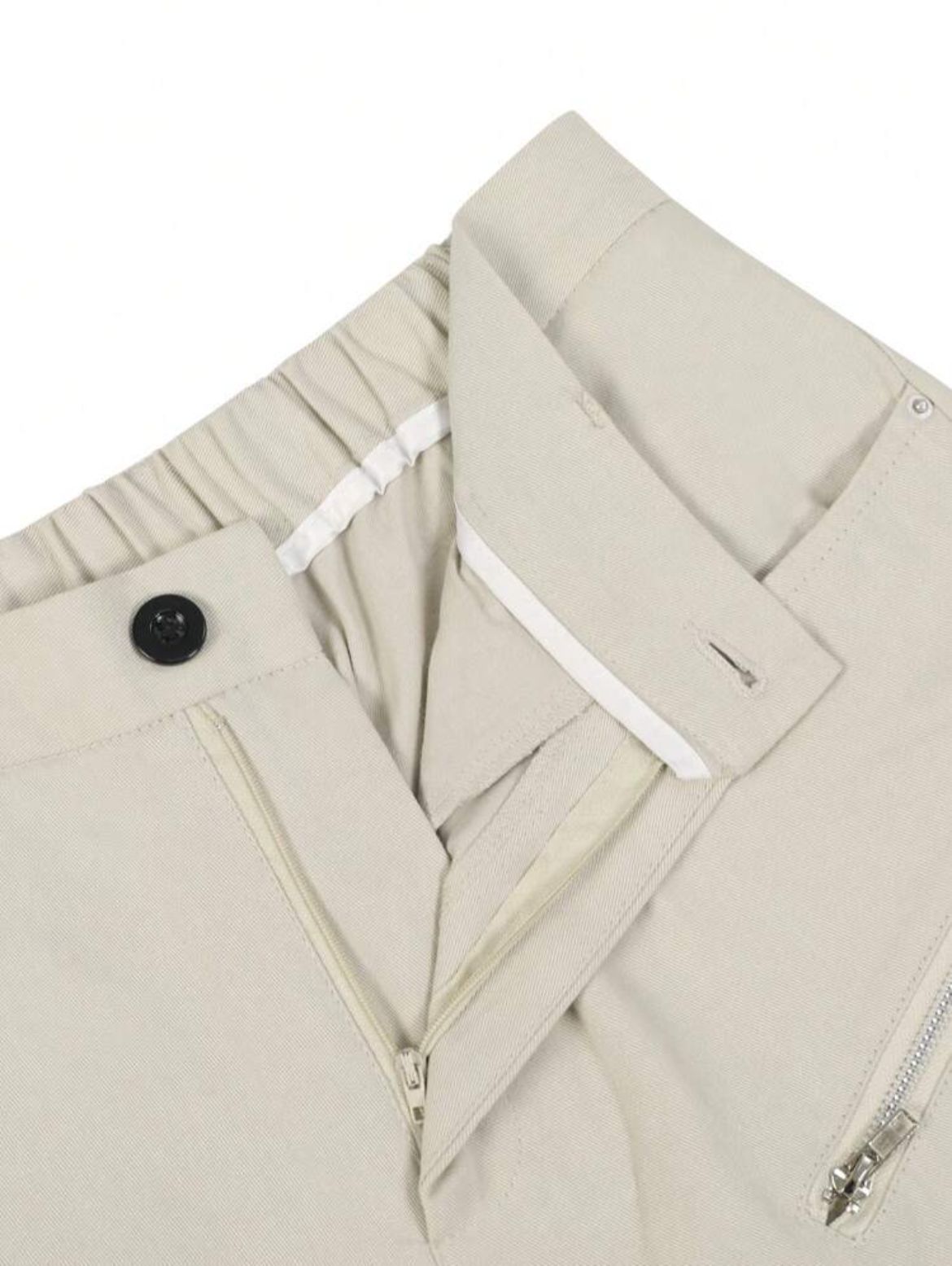 RP LEGND Men's Cotton Cargo Pants with Front Buttons and Multi-Pockets™